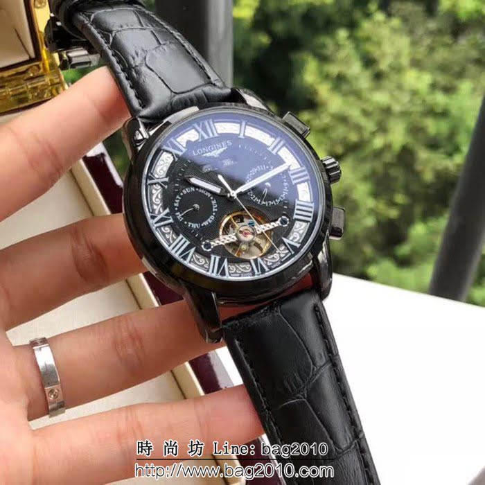 LONGINES浪琴 多功能新品 精品男士腕表 WSS0358